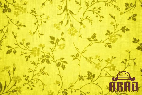 Price and buy yellow floral linen fabric + cheap sale