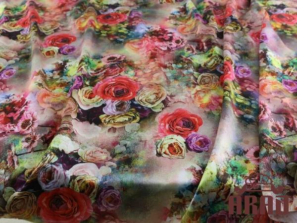 Specifications satin fabric roses + purchase price