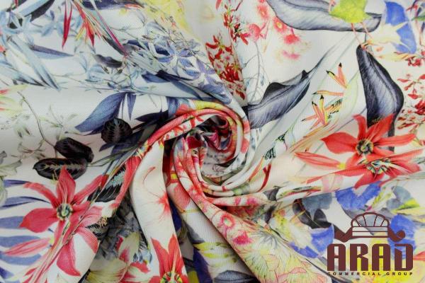 The purchase price of printed satin fabric in Australia